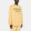 Fear of God Essentials Heavy Long-Sleeve Tee Amber Men Tops Yellow 125BT242013F
