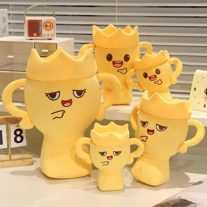Creative Fun Trophy Pillow Plush Toy Doll Trophy Doll Kindergarten Baby Activity Reward Ragdoll