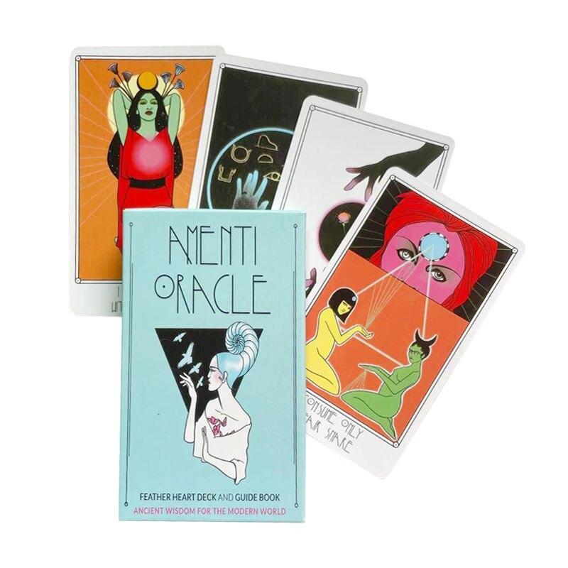 

Карты Таро Amenti Oracle, руководство, гадание, судьба, колода Таро, настольные игры, английский для семьи, подарок, вечерние, игральная карточная игра
