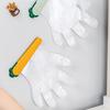 Glove Clip Strong Clamping Force Punch-free Easy Access Not Easily Break Easy-to-Wear Carrot Shape Disposable Glove Clip Kitchen Gadget