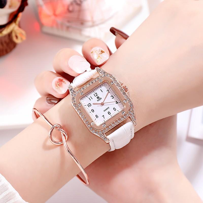 Watch School Girl Retro Square Watch Cold And Versatile Atmospheric Fashion Forest Girl Simple Casual Trendsetter