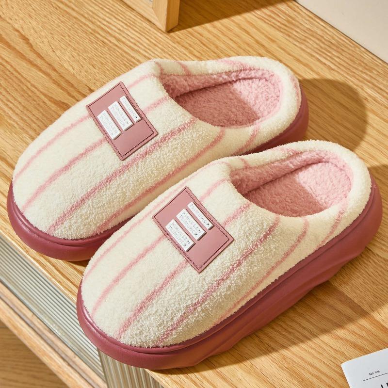 

Cotton slippers women s winter new indoor home warm plush slippers men s home men s autumn and winter 36-37 [suitable for sizes 35-36]