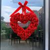 Wedding Decoration 35*35*6.5cm 40*40*6.5cm Heart-shaped Wreath Unique Handmade Gifts Wreath Handcrafted Design
