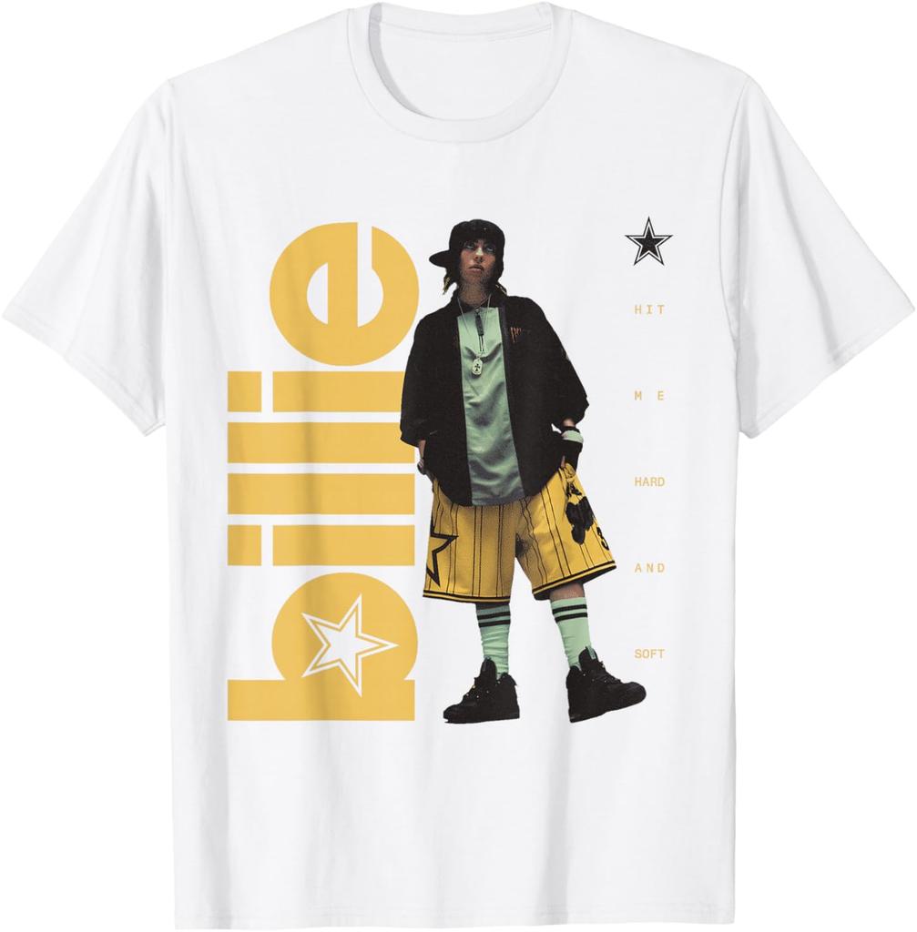 Billie Eilish  Hit Me Hard and Soft 2026 Unisexs TShirt Unisex ONeck 100 Cotton Short Sleeve Oversized Y2k Popular Graphic Tee
