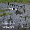 Outdoor Folding Aluminum Triangle Storage Rack