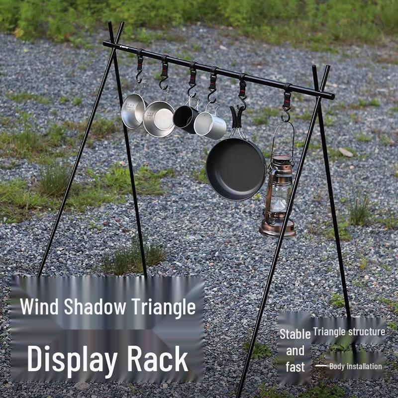 Outdoor Folding Aluminum Triangle Storage Rack