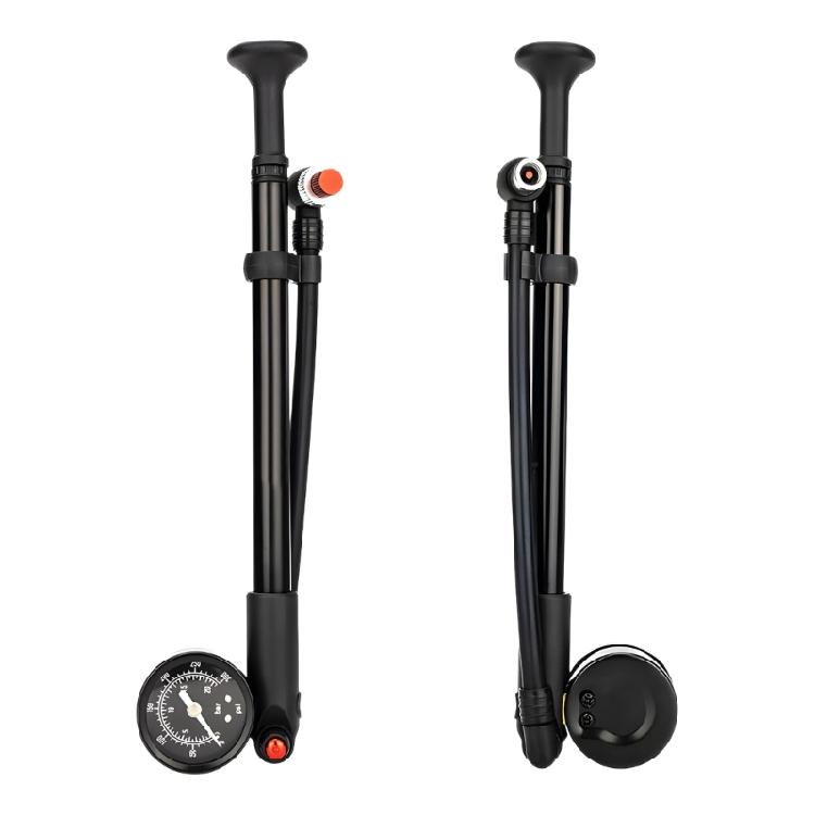 High Pressure 300psi Bike Air Pumps with Gauge Portable Bicycles Shock Pumps Bike Suspension Pumps Shock Absorbers