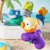 Cartoon Oktopus Hai Wasserspritzer für Kinder Mini Quetschspielzeug für Bad Pool Outdoor Spiel Sicherer Spaß Sommergeschenk für Kleinkinder Kinder