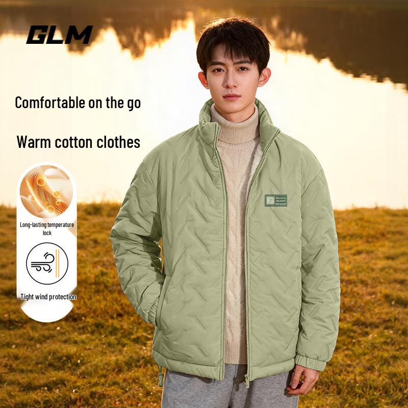 

GLM Men s Hoodless Windproof Waterproof Padded Winter Jacket XL