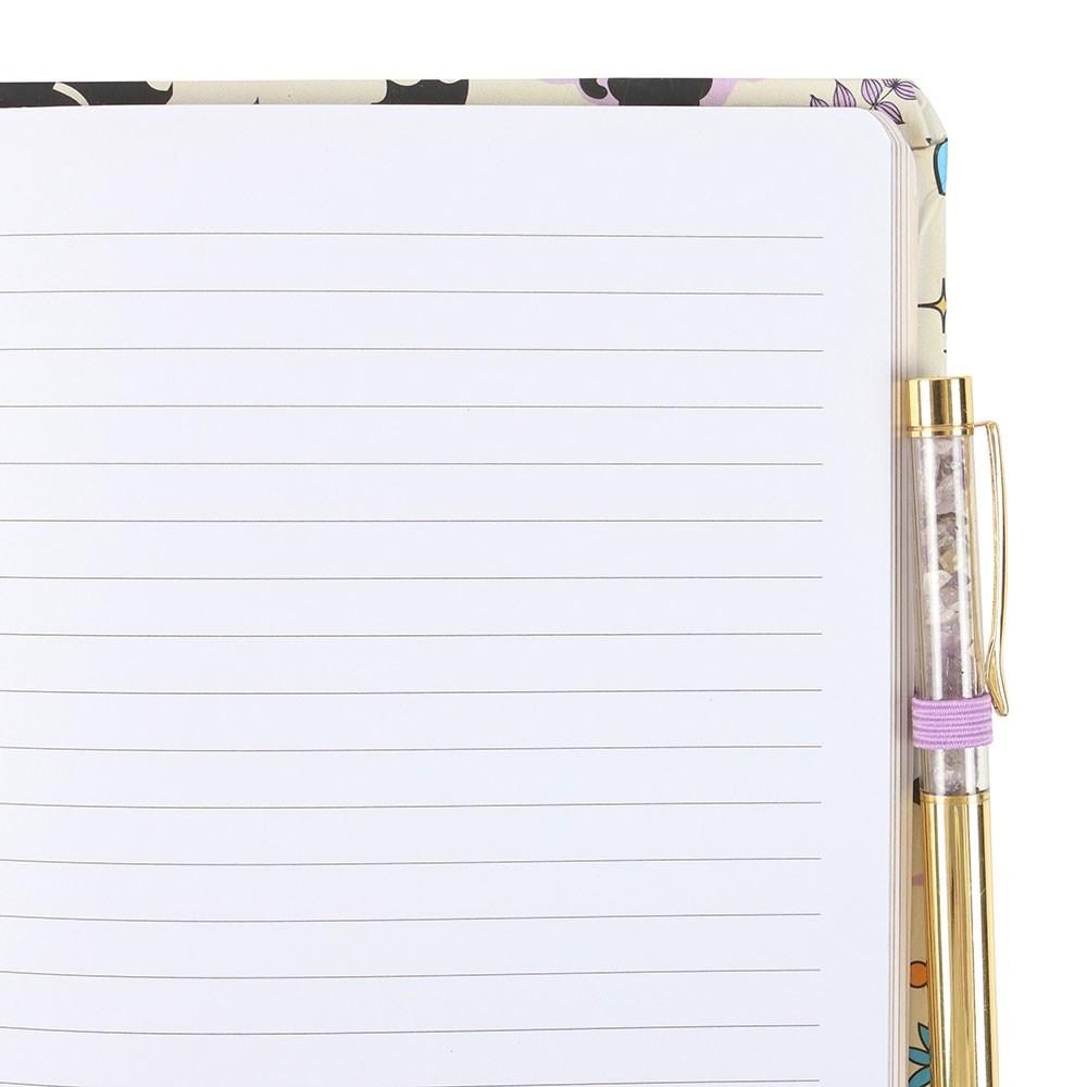Something Different Cute and Creepy Amethyst A5 Notebook & Pen