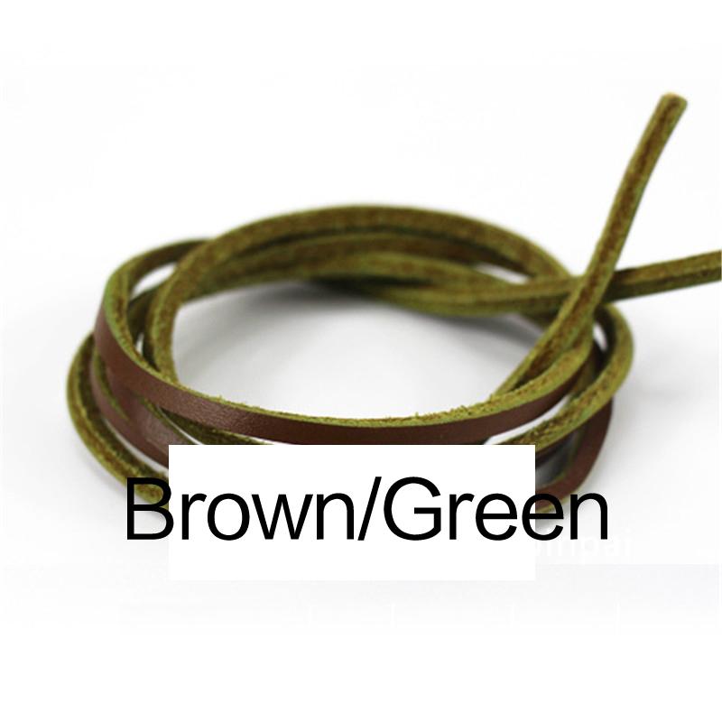 80cm-180cm Genuine Leather shoelaces 1 Pair Of Rawhide Leather Shoelaces Shoestrings Boot Shoe Laces wholesale drop shipping