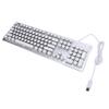 Gaming Keyboard with Blue Switch 104 Keys RGB Backlit USB Wired Mechanical Keyboard for Win 7 8 10
