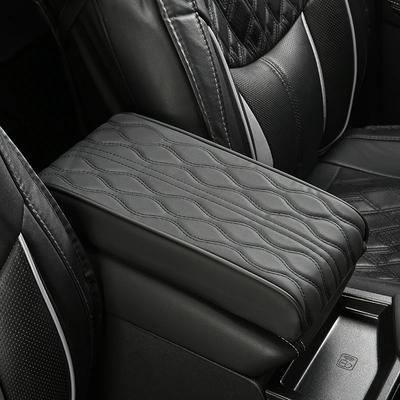 Uniwersalna nakładka na podłokietnik samochodowy ze skóry PU do SEAT Wszystkie Modele Samochodów Leon Arona Ateca Tarraco Ibiza Alhambra Akcesoria Samochodowe