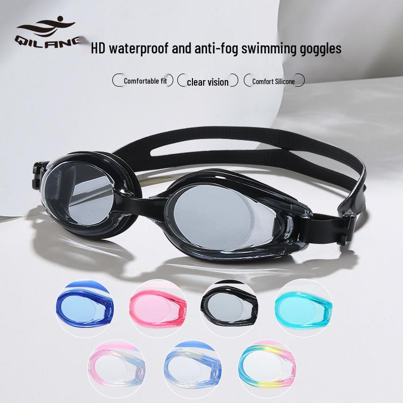 XSFANCYFUN Nearsighted Swim Goggles - Prescription Goggles For Adults & Kids, Anti-Fog, UV Protection (Choose Your Diopter)