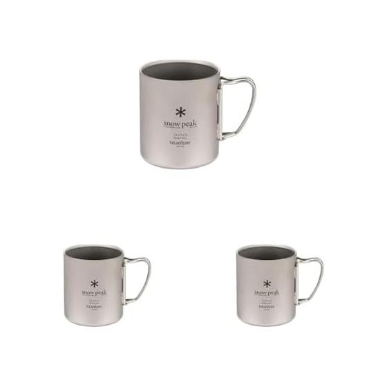Snow Peak (snow peak) Titanium double mug 300 MG-152 ( 3)