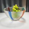 Abay Hand-Painted Glass Fruit Bowls (Set of 2)