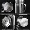 Lijia Kitchenware 201 Engravable Stainless Steel Cups (10-Pack)