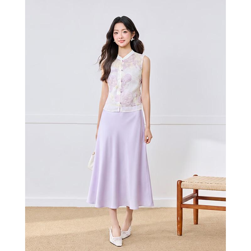 IEF Aiyifu 2026 Summer Petite Outerwear Long Dress