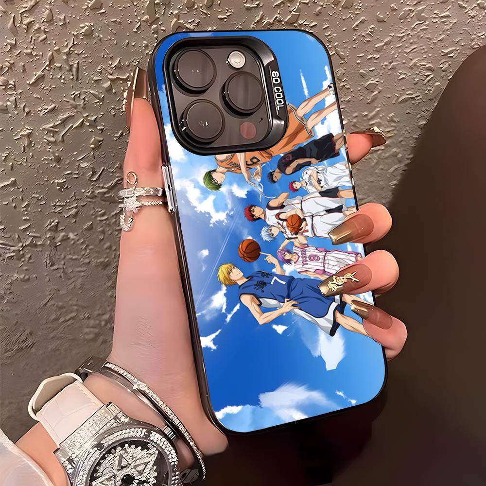 K-Kuroko No B-Basket Phone Case For IPhone17 Air 16 15 14 Plus 13 12 11 Pro XS Max Silver Black Bumper Case
