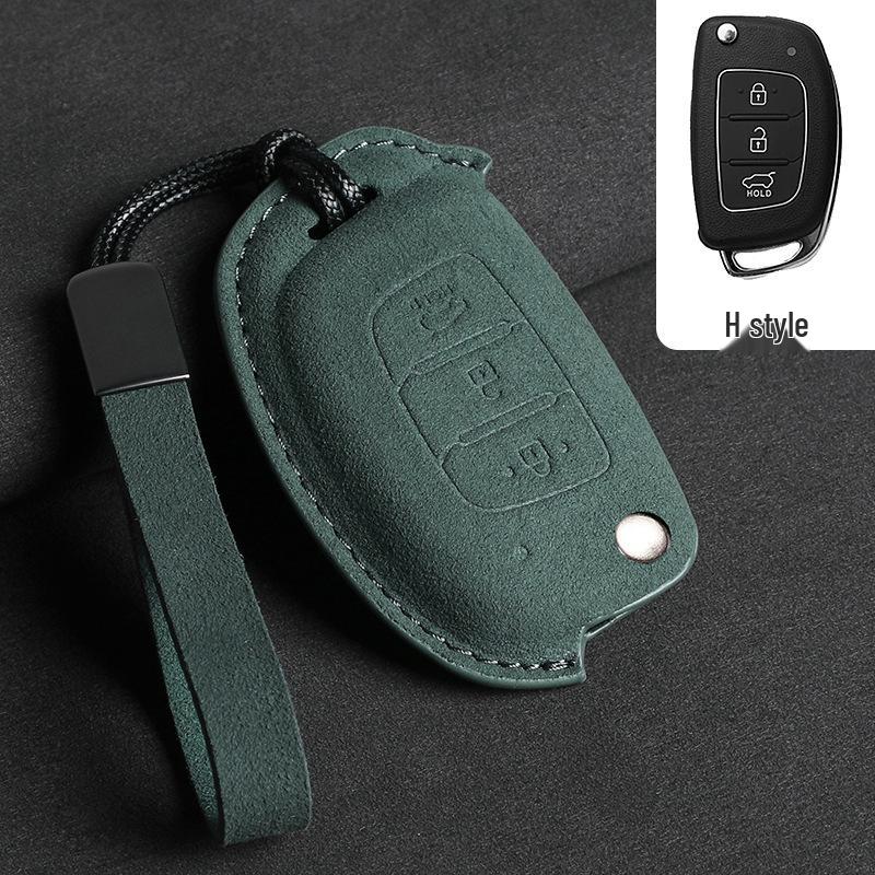 Hyundai Elantra 16/Yuena/ix25 Folding Key (Green 3D)