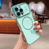 Fashion Wave Heart Shape Electroplating Magsafe Case for iPhone 16 Pro Max 16E 15 14  13 12 11 Magnetic Wirelesss Charge Cover