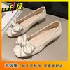French soft-soled single shoes women's 2025 spring and summer new models with skirts Mary Jane small leather shoes women's shallow soft-soled shoes