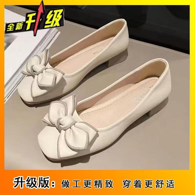 French soft-soled single shoes women's 2025 spring and summer new models with skirts Mary Jane small leather shoes women's shallow soft-soled shoes