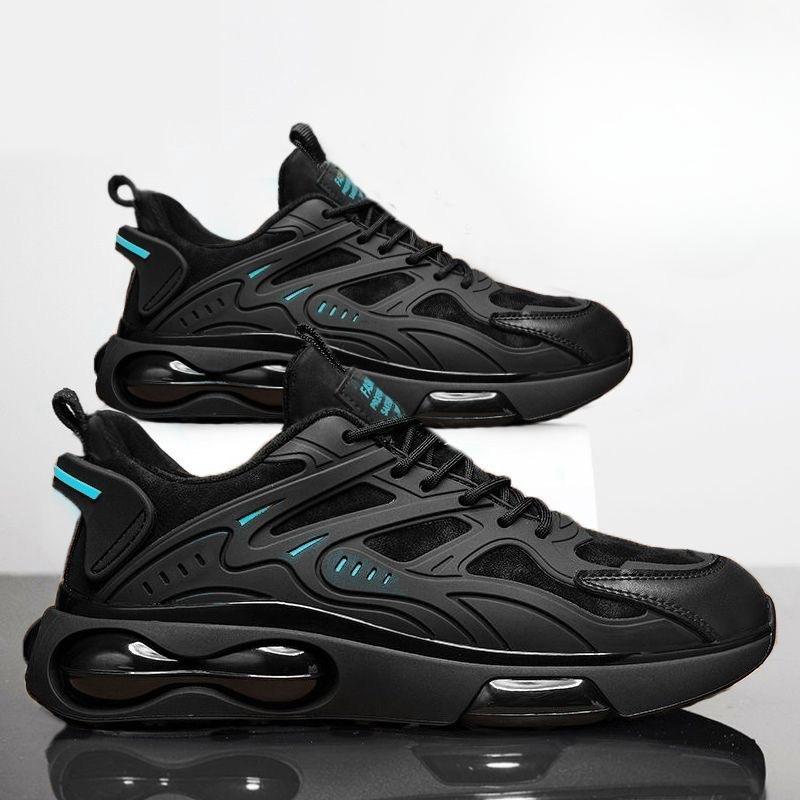 Men's Four-Season Breathable Shoes Versatile Chunky-Soled Anti-Slip Sports Casual Footwear