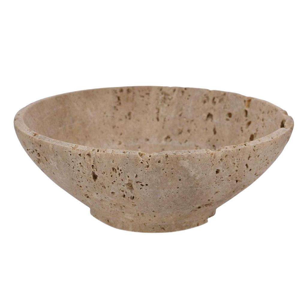 Hestia Travertine Decorative Bowl