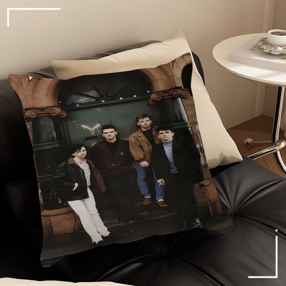 

British Rock Band The Smiths Cushion Cover Car Throw Pillow Case For Sofa Car Christmas Gift 40x40cm 45x45cm 30x30 cm