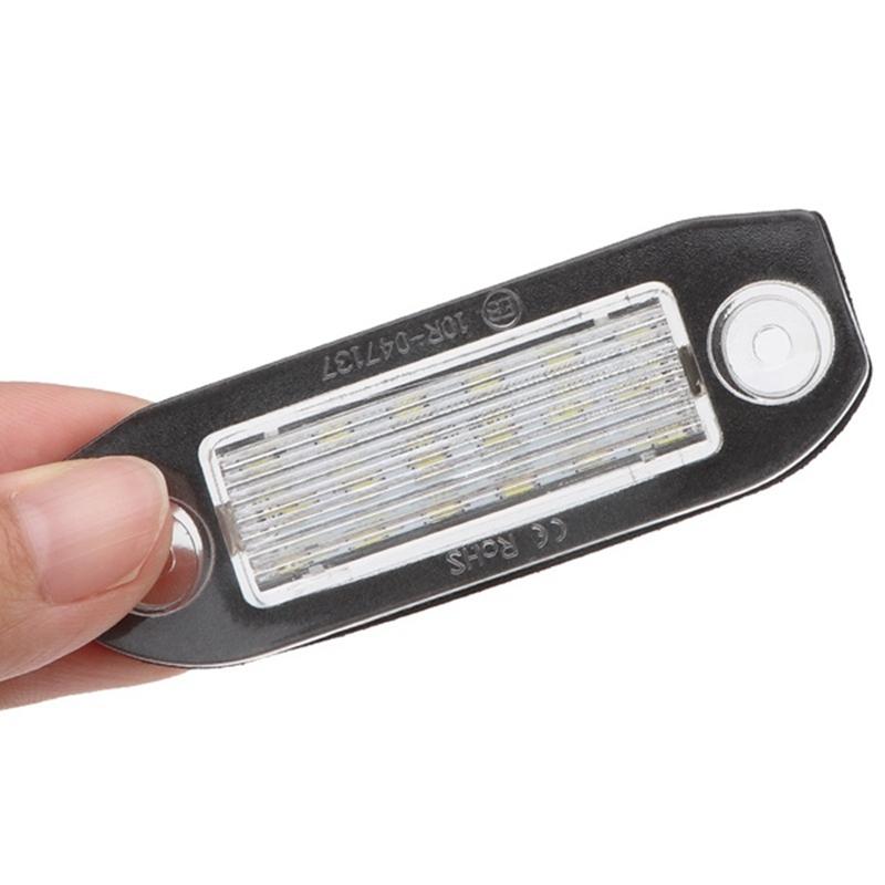 2PCS Car LED License Plate Light Super Bright Canbus For Volvo S80 XC90 S40 XC60 S60 C70 V50 XC70 V70 White