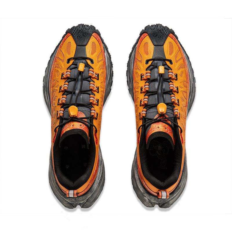 Li Ning Youxia CRC Trend Sports Low-Top Casual Shoes Unisex Casual Shoes Malt-Orange AZGU083-3