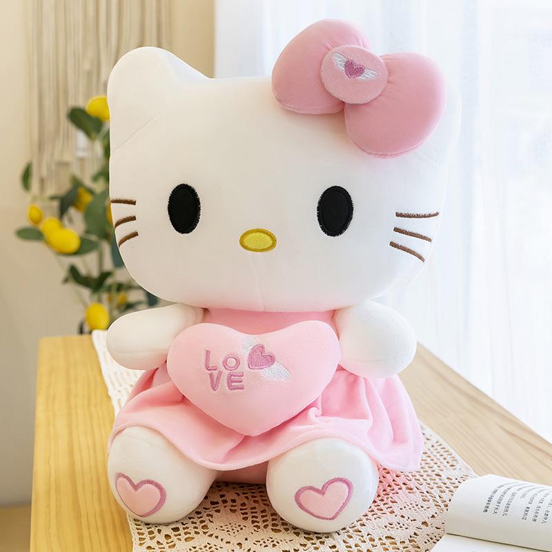 Doll Cute Kitten Plush Toy Hello Kitty Doll Rag Doll Pillow Girls Birthday Gift