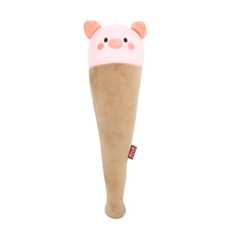 Cartoon Animal Massage Stick With Soft Plush Cover For Relaxation And Stress Relief Pig