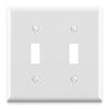 Upgrades Two Position Toggle Switches Plate Electrical Accessory with Quick Installation for Wall Outlets & Appliances