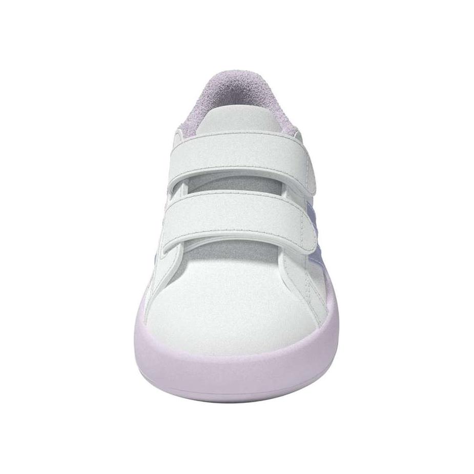 Adidas Grand Court 2.0 Comfortable Lightweight Low-Top Walking Shoes Baby Shoes White IE3858