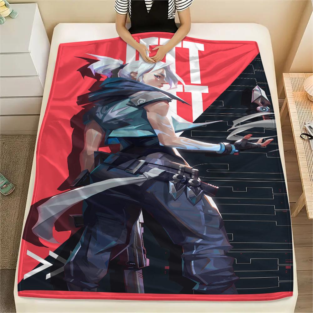 VALORANT Print Flannel Blanket,High Quality Comfortable for All Seasons,Home Decor,Warmth and Comfort,Perfect for Christmas Gifts