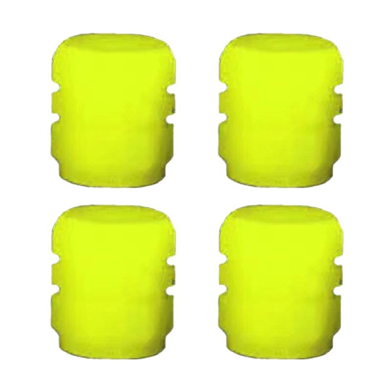 Car Motorcycle Mini Colorful Luminous Tire Valve Caps Glowing Valve Cover Car Tire Wheel Hub Styling Decoration Auto Accessories