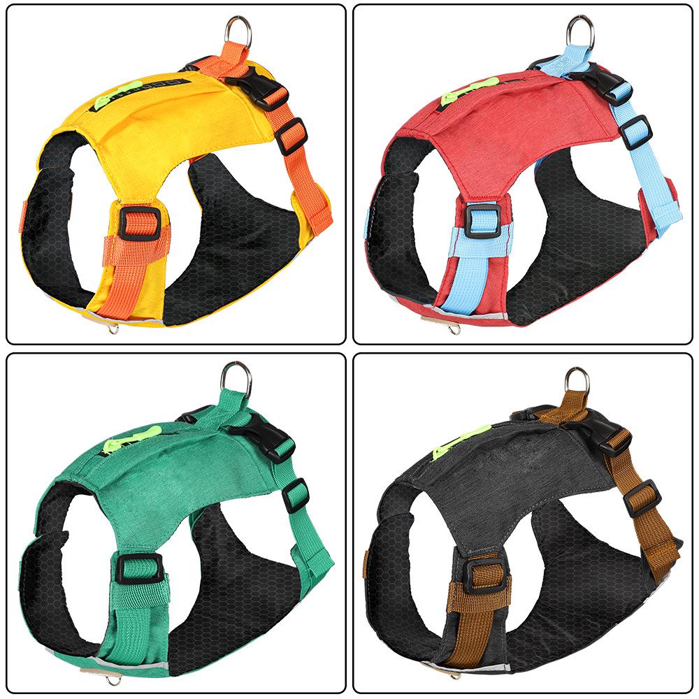 Reflective Vest-Style Leash for Small & Medium Dogs - Lightweight & Cross-Border Chest Harness