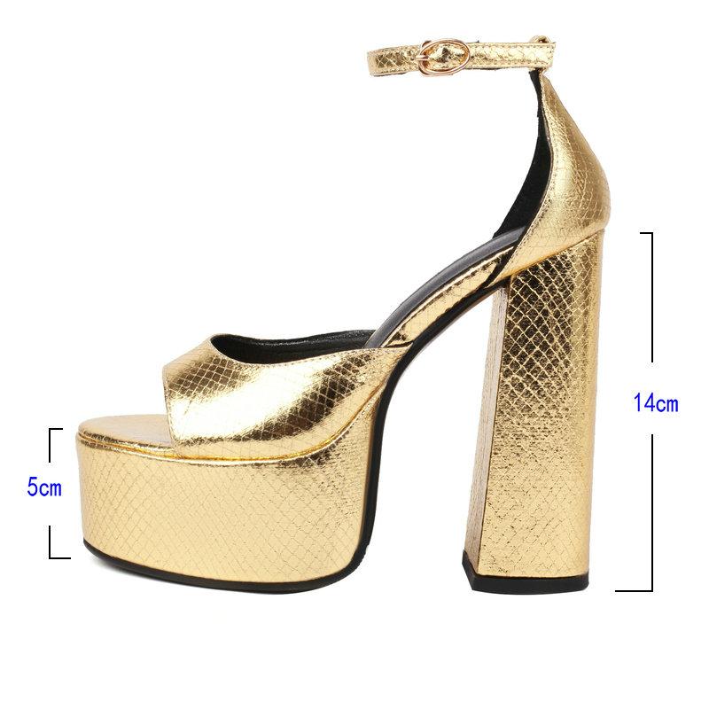 Women High Heels Sandals Platform Super High Heels Ladies Sandals Summer Shoes