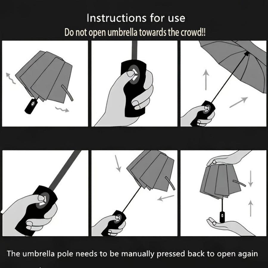 12 Ribs/60 Bone Reinforced Strong Windproof Automatic Umbrella Waterproof Sunproof Anti-UV Folding Umbrellas Men Women Parasol