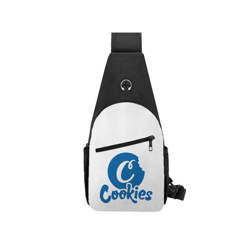 Cook Trend Men'S Breast Bag Fashion Casual Shoulder Bag Multifunctional Waterproof Messenger Bag
