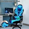 Fashion Print Gaming Seat Cover Backrest Cover Anti Dirty Protector Stretch Sports Computer Chair Cover Office Home Decoration