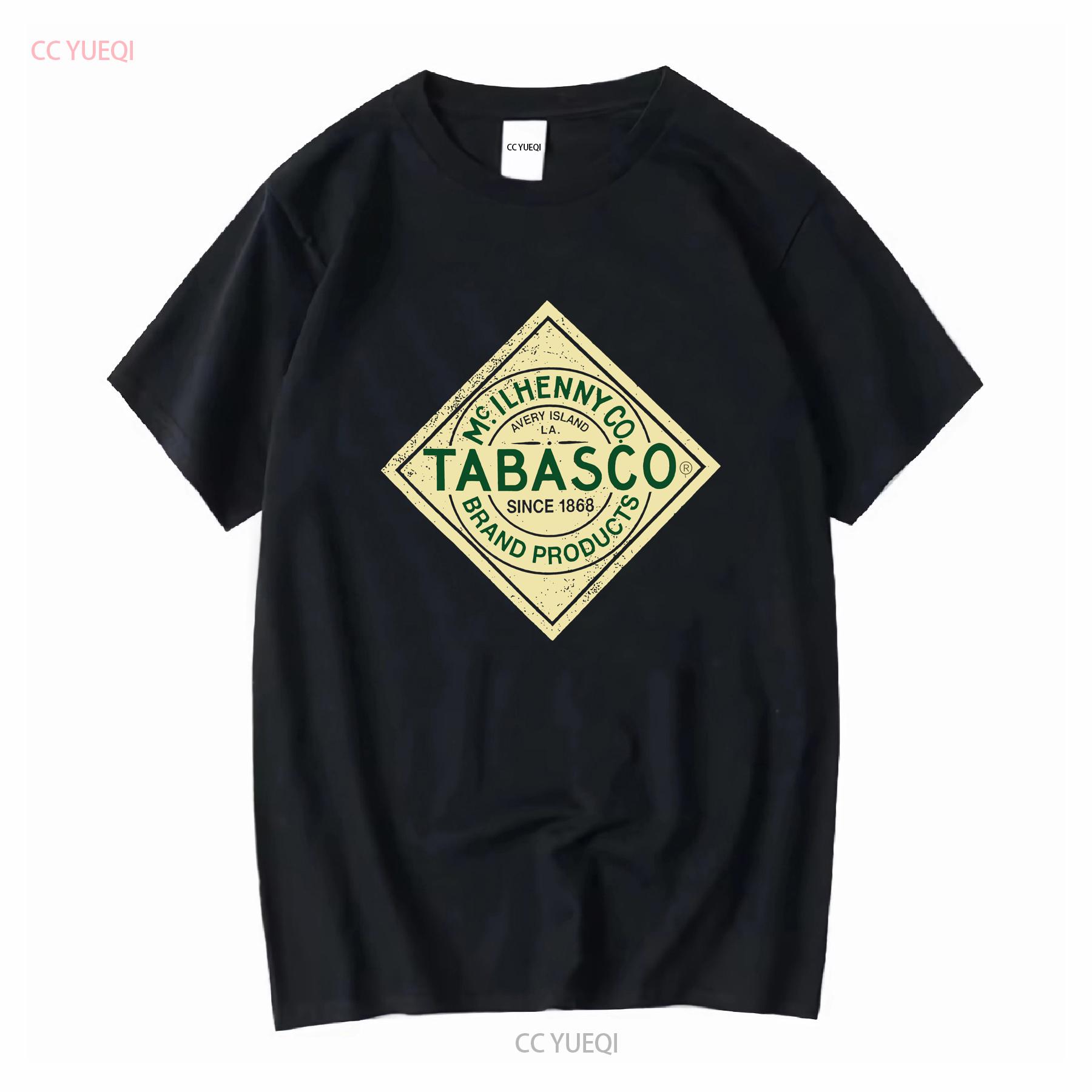 

Tabasco Distressed Logo Red Casual SS T Shirt Men s Size Medium vintage Washed Breathable Versatile Slightly 4XL