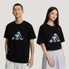 adidas T Shirts Unisex Black Crew Neck Moderate