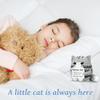 New Crochet Cat Doll Ornament Home Room Decoration Handmade Knitted Positive Energy Cat Doll With Card Christmas Party Gifts