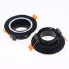 1Pcs White Black Round Light Kit Gu10 Base Lamp Holder Adjustable Ceiling Spotlight Shell Accessories