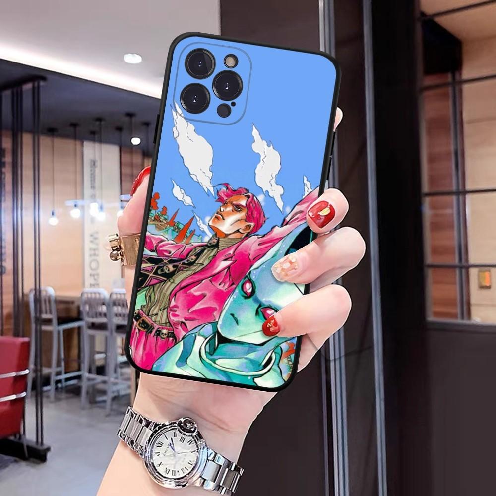 

JoJo Anime case Phone Case Silicone Soft for iphone 15 14 13 12 11 Pro Mini XS MAX 8 7 6 Plus X XS XR Cover iPhone 7 or 8