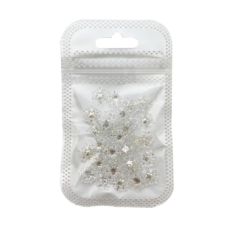 New Style Christmas Glitter Snowflake Nail Art Accessories