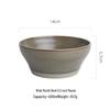 ZISIZ Japanese Retro 5.5-inch Wide-Mouth Pottery Bowl